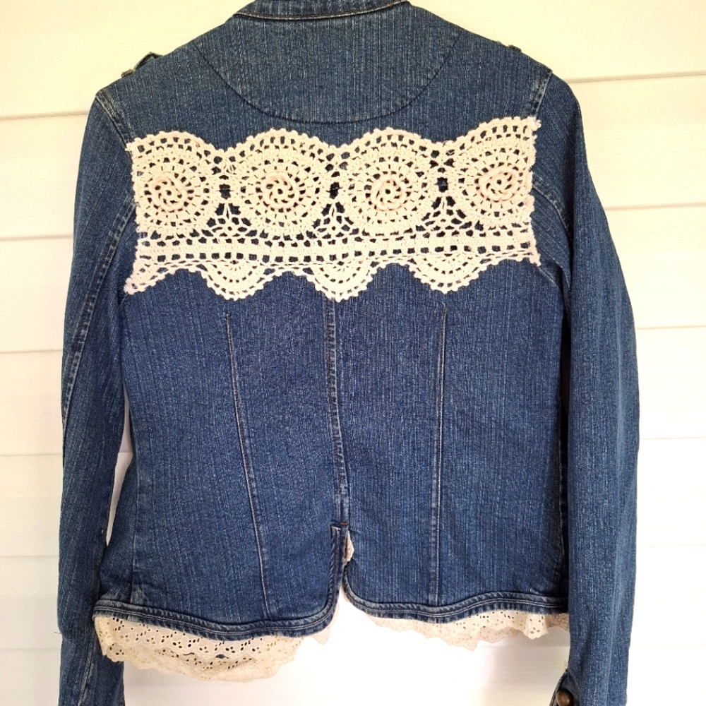 Rocking Babe TCM Embellished Jean Jacket Medium